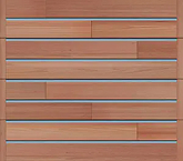 Accent strip spliced