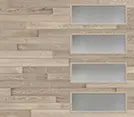 Flush Panel with long windows